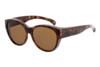 Overzet zonnebril VZ55 havanna