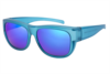 Overzet zonnebril Cover24 blue mirror (l/xl)