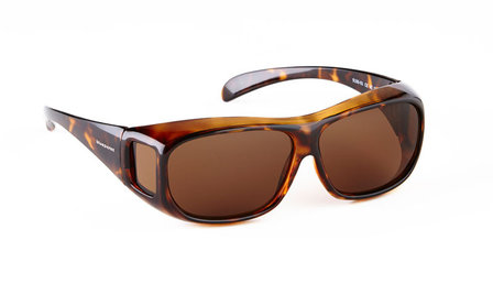 Fitover Overzetzonnebril Sonnen&uuml;berbrille Casual Havanna 