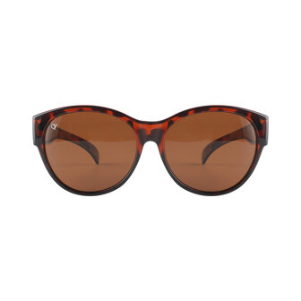 Overzet zonnebril fitover QV110 havanna 