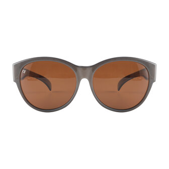 Opzet zonnebril QV110 Brown Opal
