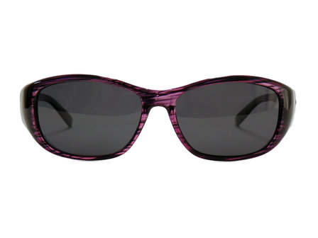 Overzetzonnebril Sonnebrillen Shield Plus Purple fitover