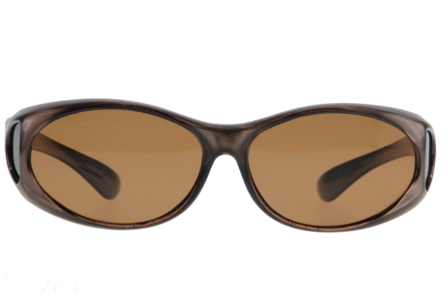 Fitover sunglasses Overzet zonnebril Sonnen &Uuml;berbrillen Fitover Bronze metallic front
