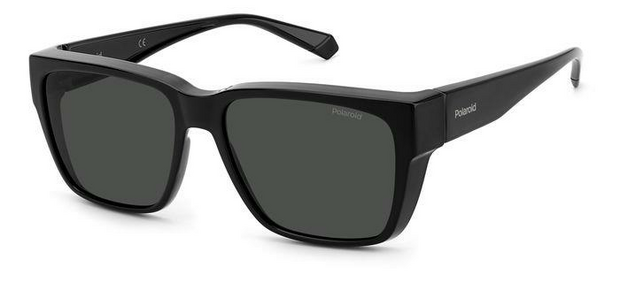 Polar 1oid suncover 9018 black overzetzonnebril