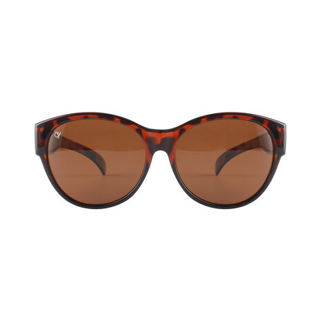 Overzet zonnebril fitover QV110 havanna 
