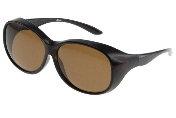 Fitover Overzetzonnebril, Sonnenüberbrille Lady Havanna