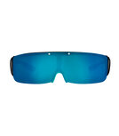 Overzet zonnebril met zonneklep Blue mirror (XL) Overzet zonnebril met zonneklep Blue mirror (XL)