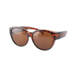 Overzet zonnebril QV110 havanna (XL)